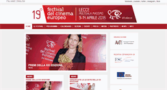 Desktop Screenshot of festivaldelcinemaeuropeo.com